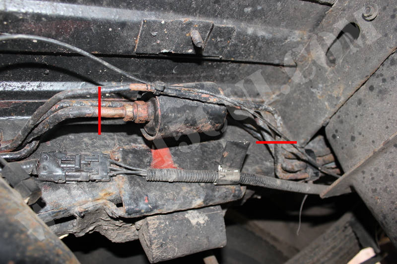 Replace rusted-in fuel filter on Chevrolet Trucks and Vans