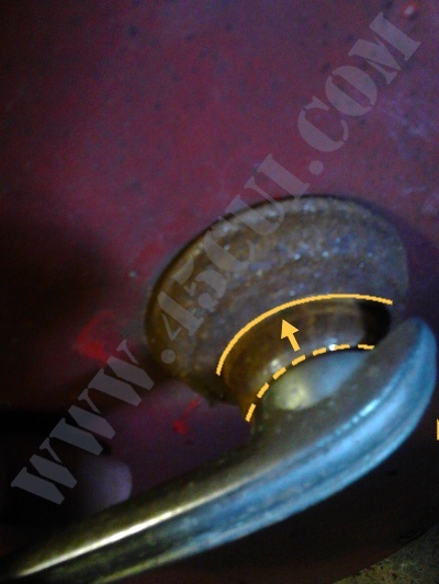 Remove inner door handle and window crank