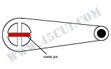 Remove inner door handle and window crank
