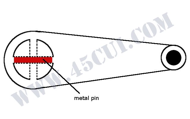 Remove inner door handle and window crank
